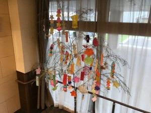 190707_七夕　笹飾り（チャームスイート京都桂川）